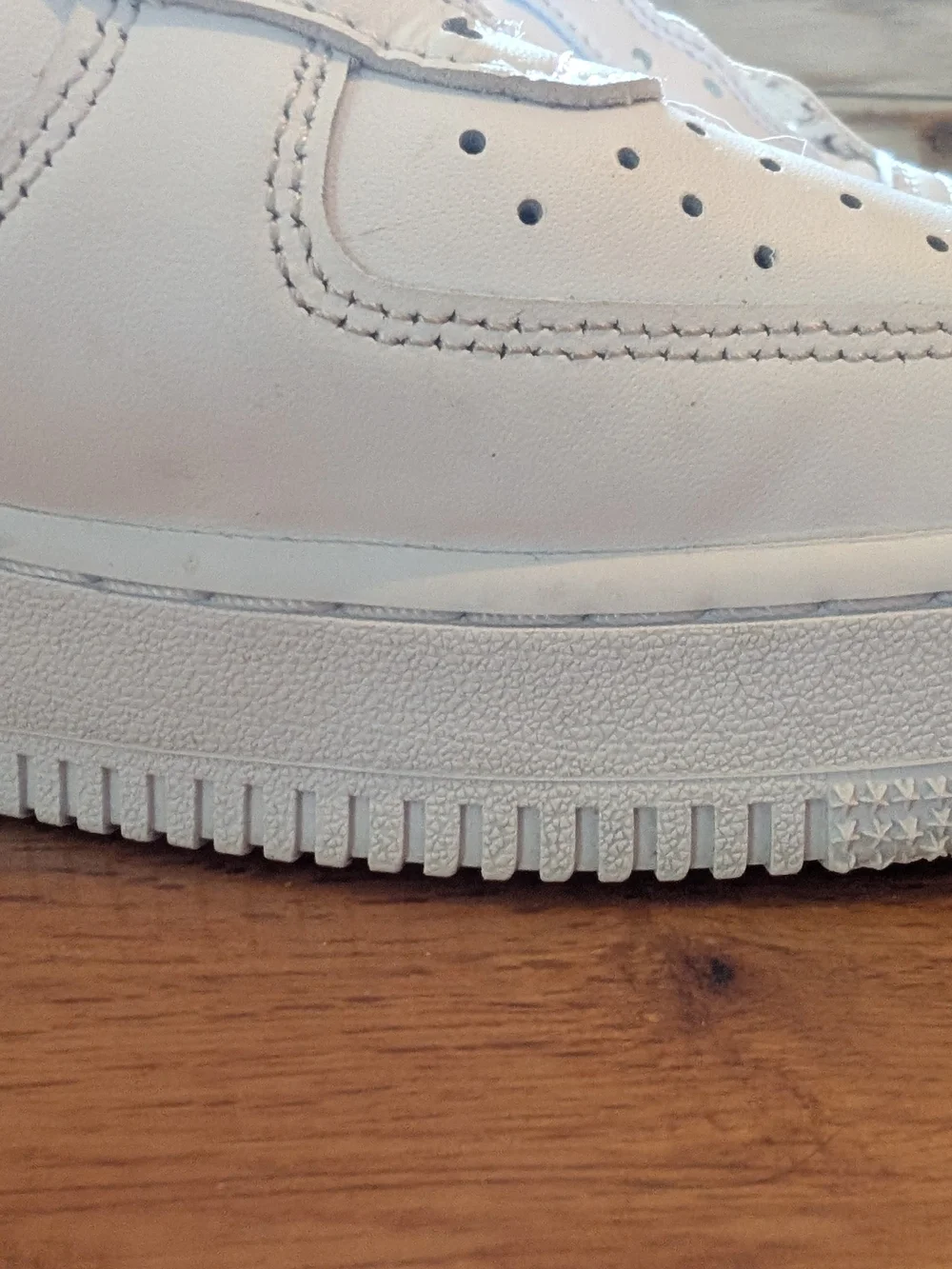 Nike White Leather Low-Top Sneakers